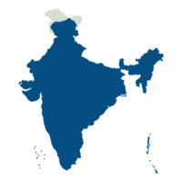 Map of India administrative regions. India map png