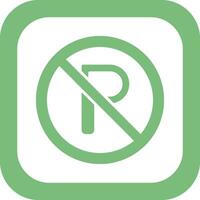 No Parking Vector Icon