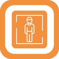 Male Toilet Sign Vector Icon