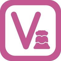 Small V Vector Icon