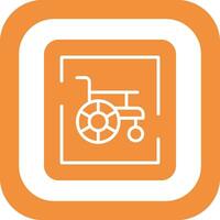 Wheelchair Sign Vector Icon