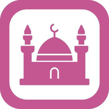 icono de vector de mezquita