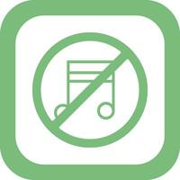 No Music Vector Icon