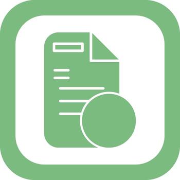 icono de vector de documento