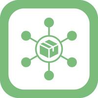 Distribution Center Vector Icon