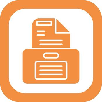 icono de vector de documento