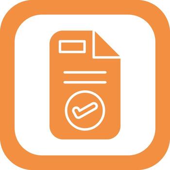 icono de vector de documento
