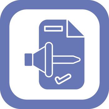 icono de vector de documento