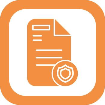 icono de vector de documento