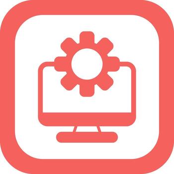 Computer Vector Icon