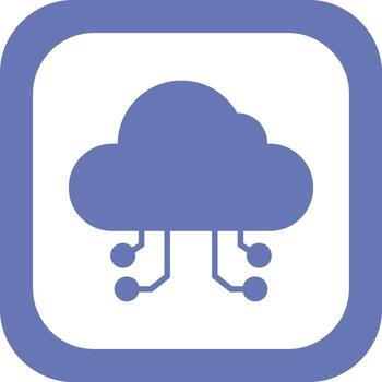 Cloud Computing Vector Icon