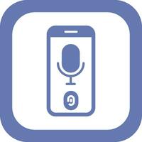 Voice Recognition Vector Icon