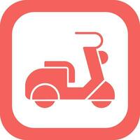 icono de vector de scooter