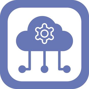 Cloud Computing Vector Icon