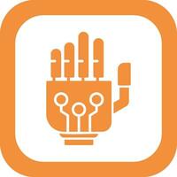 Robotic Hand Vector Icon