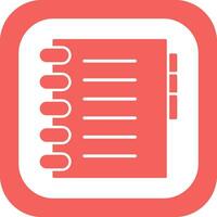 Notebook Vector Icon