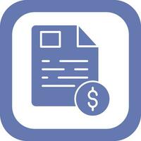 Financial Report Vector Icon