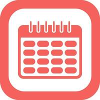 icono de vector de calendario