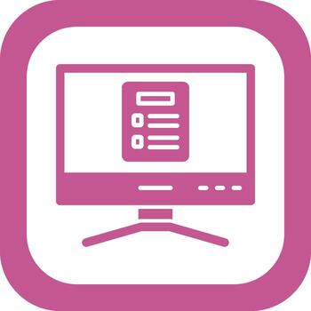 Computer Vector Icon