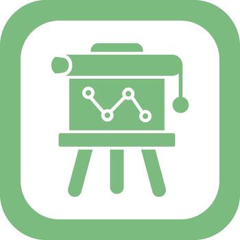 icono de vector de presentación