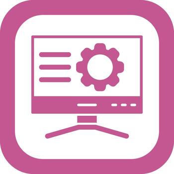 Computer Vector Icon