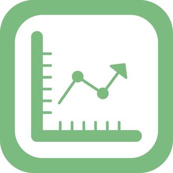 Graph Vector Icon