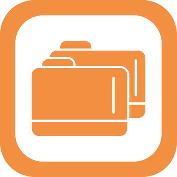 icono de vector de carpeta