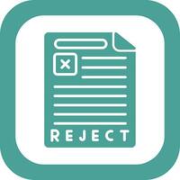 Reject Vector Icon