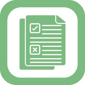 icono de vector de lista de verificación