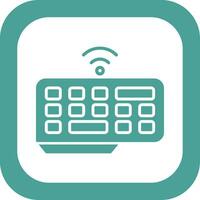 Wireless Keyboard Vector Icon