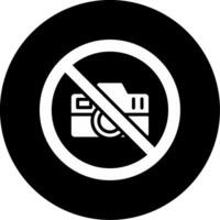 No Camera Vector Icon