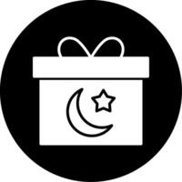 icono de vector de caja de regalo