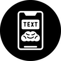 Text Vector Icon