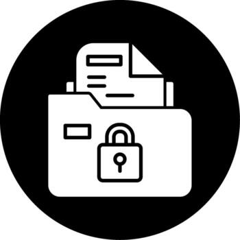 Secure Folder Vector Icon