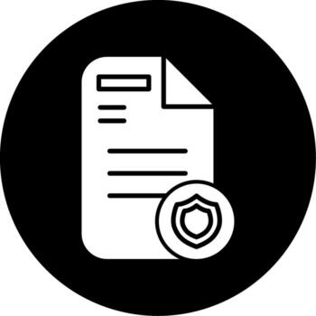 icono de vector de documento