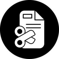 icono de vector de documento