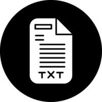 texto archivo vector icono