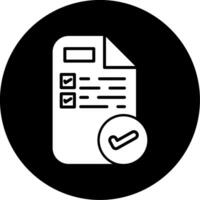 icono de vector de documento