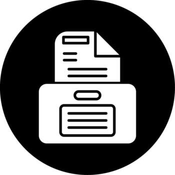 icono de vector de documento