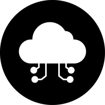 Cloud Computing Vector Icon