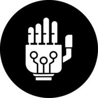 Robotic Hand Vector Icon