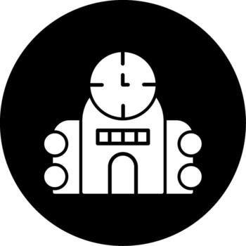 hora máquina vector icono