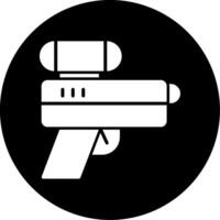 icono de vector de pistola láser