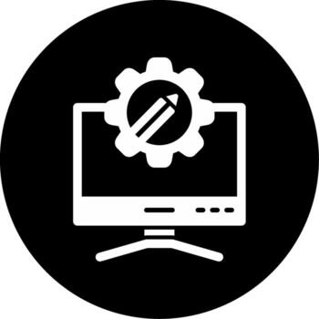 Computer Vector Icon