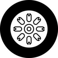 Centric Diatom Vector Icon