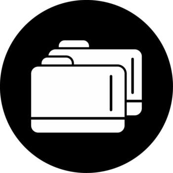 icono de vector de carpeta