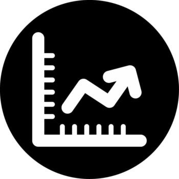 icono de vector de gráfico