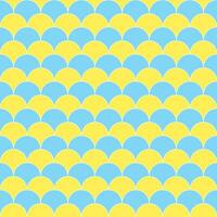 Blue and yellow fish scales pattern. fish scales pattern. Decorative elements, clothing, paper wrapping, bathroom tiles, wall tiles, backdrop, background. vector