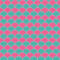 Pink and green fish scales pattern. fish scales pattern. Decorative elements, clothing, paper wrapping, bathroom tiles, wall tiles, backdrop, background. vector