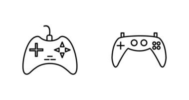 Gaming Console and Gaming Console Icon vector